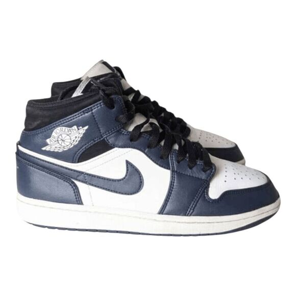 NIKE Air Jordan 1 Mid \'Armory Navy\' Sneakers Size 9 main image 5